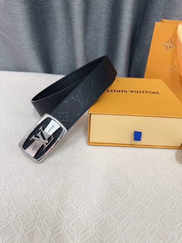 Louis Vuitton chiều rộng 40mm nguyên bản đúc nút thép