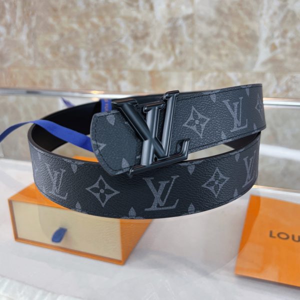 Louis Vuitton chiều rộng 40mm nguyên bản đúc nút thép