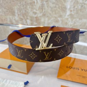 Louis Vuitton chiều rộng 40mm nguyên bản đúc nút thép