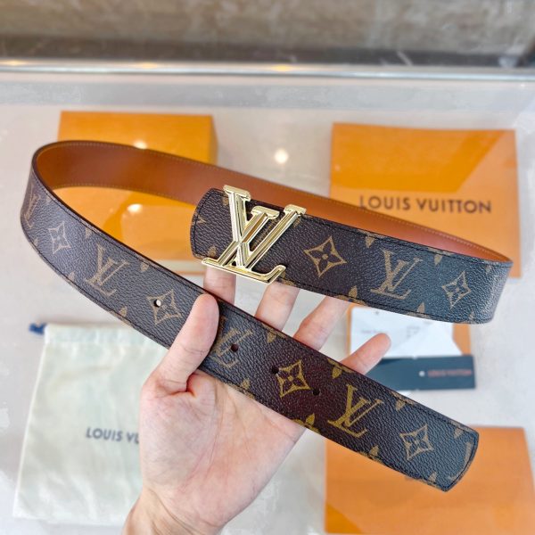 Louis Vuitton chiều rộng 40mm nguyên bản đúc nút thép