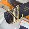 Louis Vuitton chiều rộng 40mm nguyên bản đúc nút thép