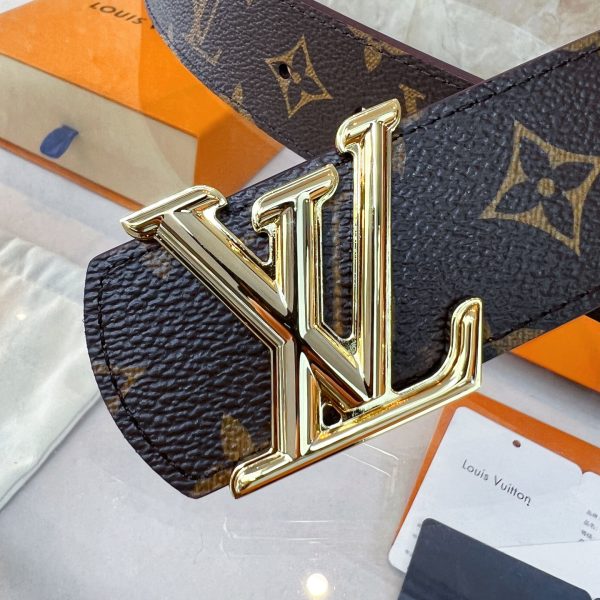 Louis Vuitton chiều rộng 40mm nguyên bản đúc nút thép