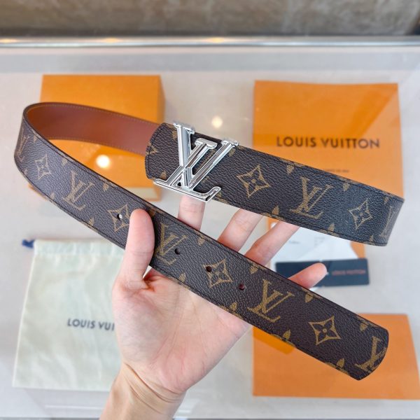 Louis Vuitton chiều rộng 40mm nguyên bản đúc nút thép