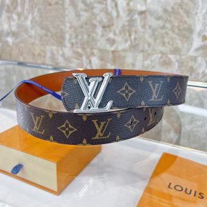 Louis Vuitton chiều rộng 40mm nguyên bản đúc nút thép