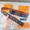 Louis Vuitton chiều rộng 40mm nguyên bản đúc nút thép
