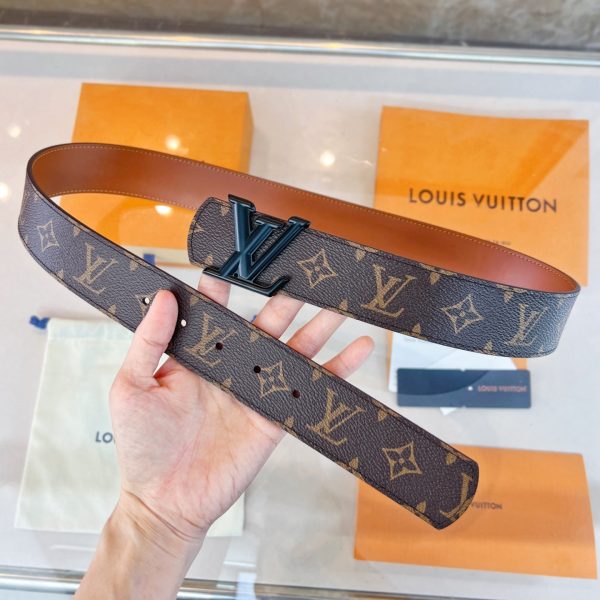 Louis Vuitton chiều rộng 40mm nguyên bản đúc nút thép