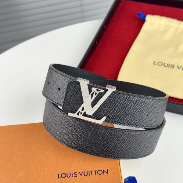 Louis Vuitton chiều rộng 40mm nguyên bản đúc nút thép