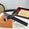Louis Vuitton chiều rộng 40mm nguyên bản đúc nút thép