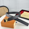 Louis Vuitton chiều rộng 40mm nguyên bản đúc nút thép