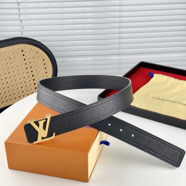 Louis Vuitton chiều rộng 40mm nguyên bản đúc nút thép