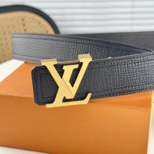 Louis Vuitton chiều rộng 40mm nguyên bản đúc nút thép