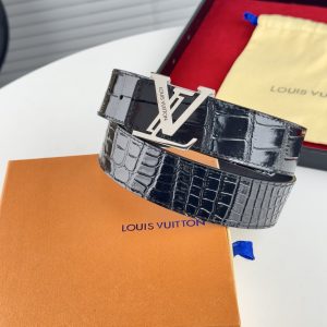 Louis Vuitton chiều rộng 40mm nguyên bản đúc nút thép