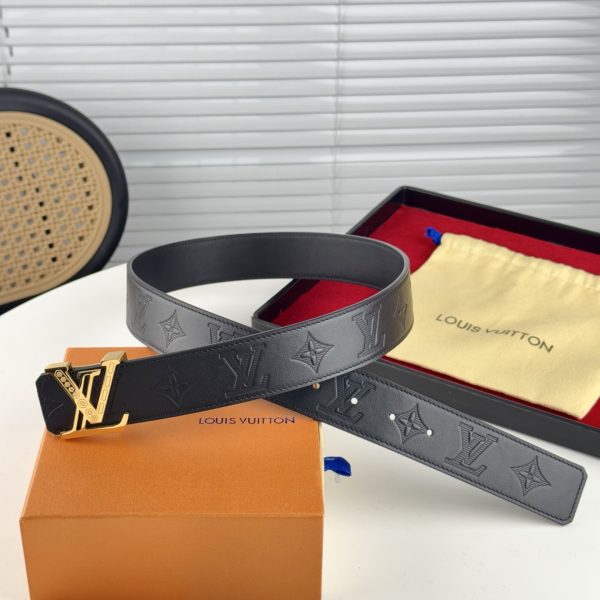 Louis Vuitton chiều rộng 40mm nguyên bản đúc nút thép