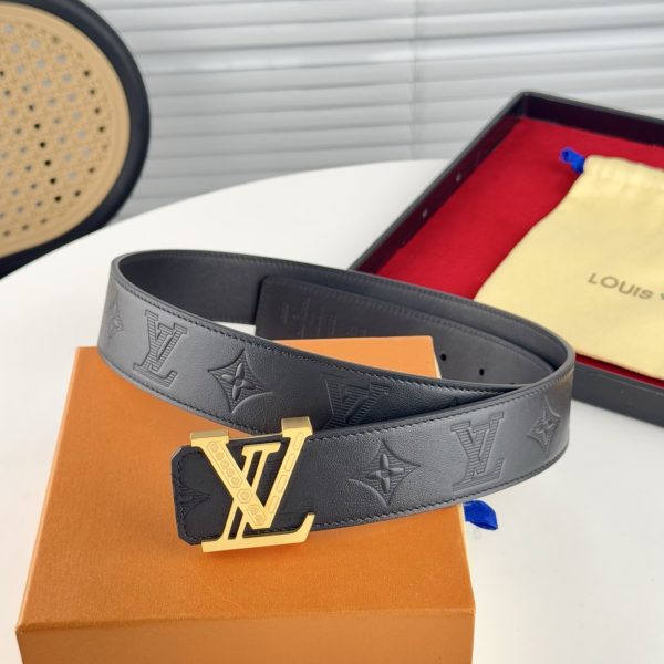 Louis Vuitton chiều rộng 40mm nguyên bản đúc nút thép