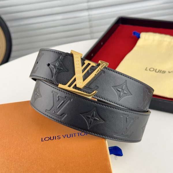Louis Vuitton chiều rộng 40mm nguyên bản đúc nút thép