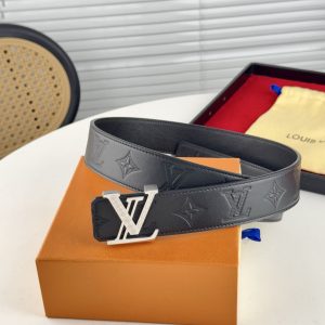 Louis Vuitton chiều rộng 40mm nguyên bản đúc nút thép