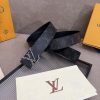 Louis Vuitton chiều rộng 40mm nguyên bản đúc nút thép
