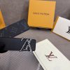 Louis Vuitton chiều rộng 40mm nguyên bản đúc nút thép