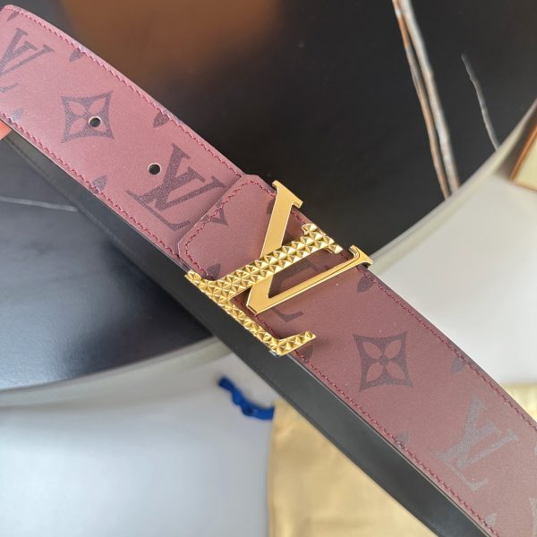 Louis Vuitton chiều rộng 40mm nguyên bản đúc nút thép