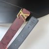Louis Vuitton chiều rộng 40mm nguyên bản đúc nút thép