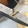 Louis Vuitton chiều rộng 40mm nguyên bản đúc nút thép