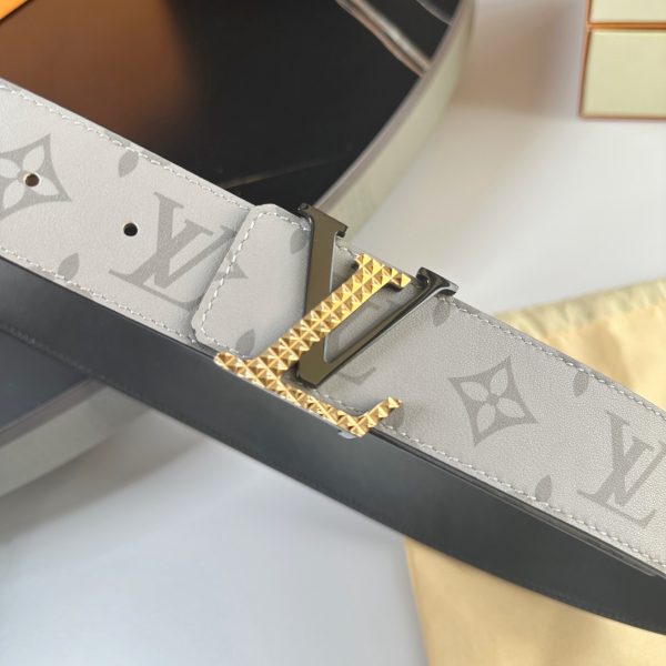 Louis Vuitton chiều rộng 40mm nguyên bản đúc nút thép