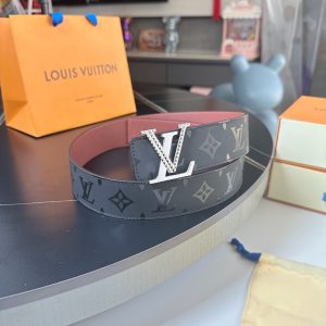 Louis Vuitton chiều rộng 40mm nguyên bản đúc nút thép