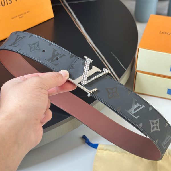 Louis Vuitton chiều rộng 40mm nguyên bản đúc nút thép