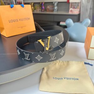 Louis Vuitton chiều rộng 40mm nguyên bản đúc nút thép