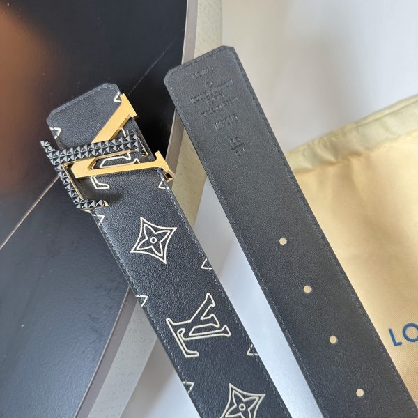Louis Vuitton chiều rộng 40mm nguyên bản đúc nút thép