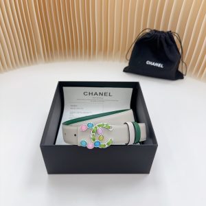 3.cm Chanel, hai mặt bản gốc da con bê vàng nguyên bản đồng mở khuôn tùy chỉnh