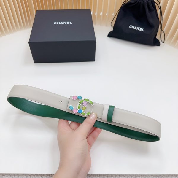 3.cm Chanel, hai mặt bản gốc da con bê vàng nguyên bản đồng mở khuôn tùy chỉnh