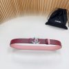 3.cm Chanel, hai mặt bản gốc da con bê vàng nguyên bản đồng mở khuôn tùy chỉnh
