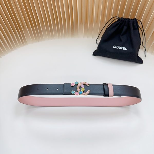 3.cm Chanel, hai mặt bản gốc da con bê vàng nguyên bản đồng mở khuôn tùy chỉnh
