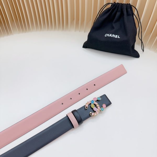 3.cm Chanel, hai mặt bản gốc da con bê vàng nguyên bản đồng mở khuôn tùy chỉnh