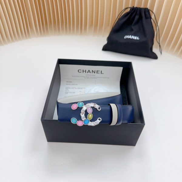 3.cm Chanel, hai mặt bản gốc da con bê vàng nguyên bản đồng mở khuôn tùy chỉnh