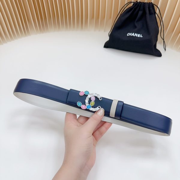 3.cm Chanel, hai mặt bản gốc da con bê vàng nguyên bản đồng mở khuôn tùy chỉnh