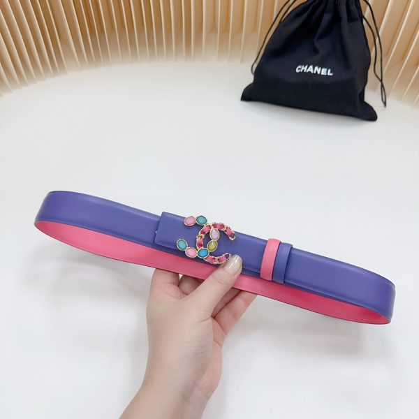 3.cm Chanel, hai mặt bản gốc da con bê vàng nguyên bản đồng mở khuôn tùy chỉnh