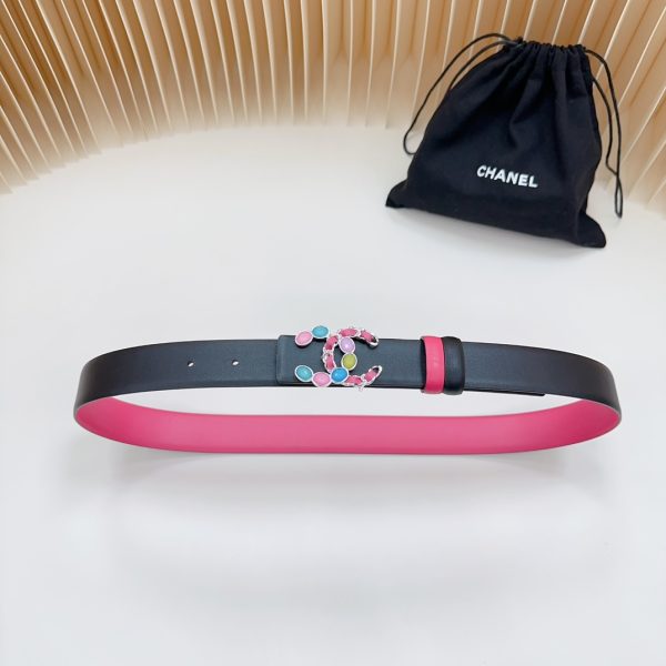 3.cm Chanel, hai mặt bản gốc da con bê vàng nguyên bản đồng mở khuôn tùy chỉnh