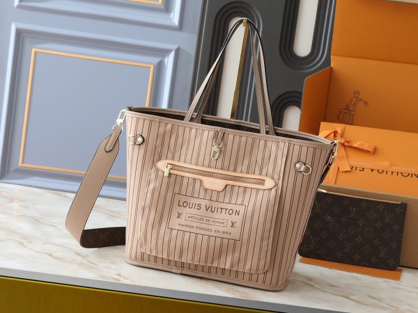 Louis Vuitton, Neverfull Bandoulière Inside Out túi xách