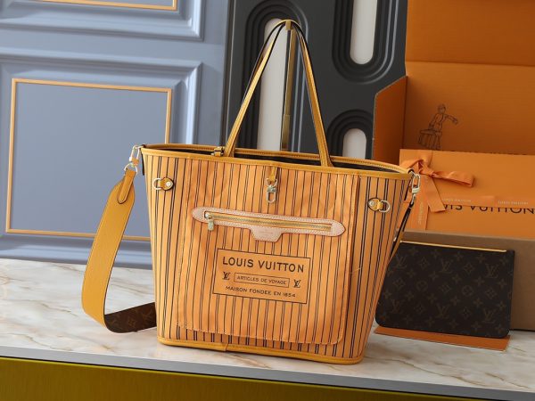 Louis Vuitton, Neverfull Bandoulière Inside Out túi xách