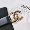 Chanel cổ điển dây đai đôi C, nút bấm logo mới với da bò con nhập khẩu