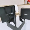 Chanel cổ điển dây đai đôi C, nút bấm logo mới với da bò con nhập khẩu