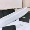 Chanel cổ điển dây đai đôi C, nút bấm logo mới với da bò con nhập khẩu