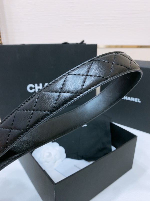 Chanel 24 3.0cm, chất lượng cao nhất, nguyên mẫu gốc, kim loại da cao cấp tùy chỉnh