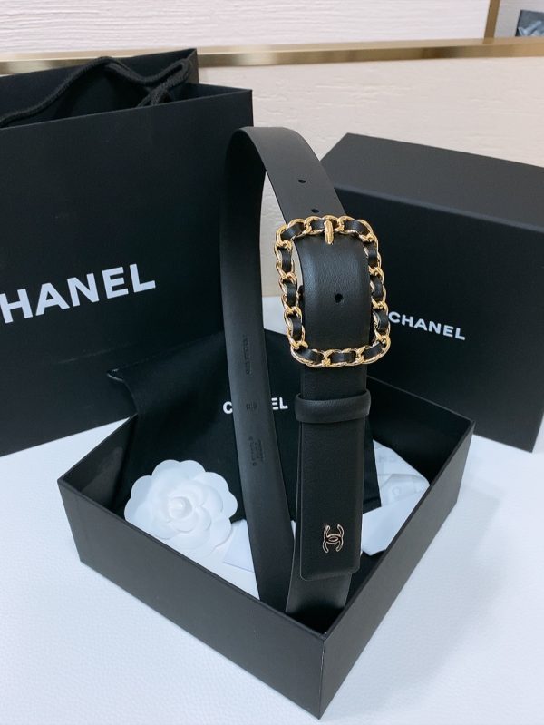 Chanel 24 3.0cm, chất lượng cao nhất, nguyên mẫu gốc, kim loại da cao cấp tùy chỉnh