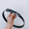 chanel ngọc trai nhập khẩu hai mặt dây đai da bò 3.0cm