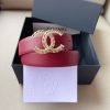 hael thắt lưng da cừu chiều rộng 3.0cm