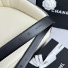 Chanel, nút bấm nước chính xác, da gốc Ý, rộng 3.0cm