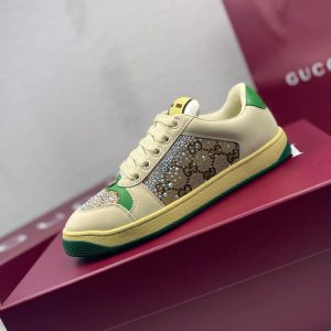 Gucci, đôi giày bẩn, màu mới, vải khoan đặc biệt, da cừu cao cấp
